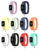 Solid Color Armband Silicon No Buckle Watch Band Gurt Watchband Sportersatz für Garmin Vivofit Jr3 l s Größe Whole9108782