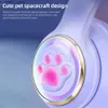 Mobiltelefonörlurar RGB Söt katt trådlösa hörlurar för flickor Glödande Cat Claw Stereo Bluetooth -headset Fällbart spel Headset för barn Girls Gift Y240407