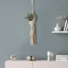 Гобелена Boho Macrame Decor Derustic Flanter Holder Plant Plant Plant Flower Waven Basket