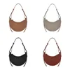 Numéro dix sac à bandoulière féminin Polen Half Moon Cyme Small Numero Designer Handbags Fashion Cuir Crossbody Sac Hobo Soft Zipper Polen Sac