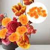 Dekorative Blumen künstliche Ringelblume Romantische Blumendekoration Home Hochzeit Ornament Simulation Orange