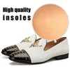 Casual Shoes Large Us Size 13.5 For Men Pointed With Bright Leather Korean Version Elevated Men's Trendy Loafer