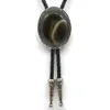 Bolo lances baratosfilify dropshipp moda natragate ágata bolo tie para homens alta quanlity colorido âmbar shinestone corbatas para hombre 240407