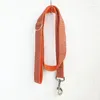 Dog Collars Personalized Orange Suit Collar Leash Set Nylon Pet Free Engraved Nameplate For Small Medium Large Dogs