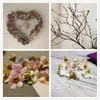 Decorative Flowers 50pcs/bag 2cm Silk Mini Daisy Artificial For Scrapbook Diy Candy Box Wedding Party Home Decoration Christmas Wreath