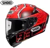 Shoei x14 93 Marquez Red Ant Helmet Matte Black Full Face 모터 사이클 헬멧 도로 경주 Helmetnotoriginal Helmet8851103