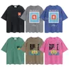 T-shirt de créateur pour hommes Rhu T-shirt vintage Retro Washed Shirt Luxury Brand T-shirts Femmes à manches courtes T-shirt Summer T-T-Hip Hop Tops Shorts Vêtements Diverses Couleurs 22