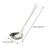 Spoons Stainless Steel Long Handle Spoon Tablespoons Pot Ramen Soup Ladle Korean Noodles Scoop Kitchen Tableware Cooking Utensils