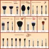 Jessup Pro Makeup Brushes Set 627 st Make Up Brush Synthetic Foundation Powder Contour Eyeshadow Eyeliner 240403