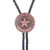 Bolo bindet neue Texas Pentagram Bolo Tie 240407