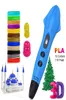 Exibição LED Pen de impressão de impressora 3D com 12 cores 175mm Pla Filamento Artes Desenho Pontas Pontas Presente Para Kids1528984