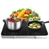 Pans Burner cottura a doppia induzione 1800w 2 Cooker 10 Temperatura 9 Impostazioni di alimentazione Coun elettrico portatile