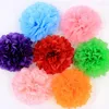 Dekorativa blommor 10 bitar av handgjorda vävnadsfest Flower Ball Decoration Paper Fluffy Wedding Baby Birthday Favority