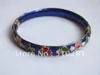 Bracele 36 pièces / lot avec design de fleur bracelets de manche de mode Cuff Cloisonne