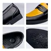 Casual Shoes 38-48 Loafers Men Non-slip Penny Light Comfortable PU Leather Big Size Black Yellow Mocasin Homme