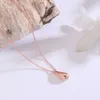 Marque de créateur Tiffays Collier Boutique Bijoux Valentin Gift Gift Water Drop Pendant minimaliste