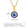 Классические дизайнерские ожерелья моды Новый титановый стальный подвеска маленькая Qua Eyes Cross Chain Многофункциональный женский подарки ожерелья