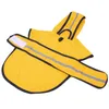 Habitant de vêtements pour chiens Poncho slicker à capuche pour chiens et chiots petits à x jaune - L