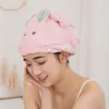 Ręcznik Mikrofibra Solid miękka sucha włosa włosa Kobiety z noszenie prysznicowe na głowie Home Tekstyle Spa