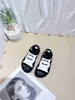 Brand baby Sandals Knitted Kids shoes Cost Price Size 26-35 Including cardboard box Letter logo printing child Slippers 24April