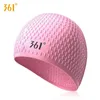 361 Siliconenrubber Waterdichte bescherming Oren Lange haar zwemmuts Vrije maat voor volwassenen Professionele watersportsurf Cap 240403