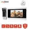 Doorbells Jeatone 2Wired Video Intercom 7 Inch Home Video Door Phone with Touch Button Indoor Monitor and 1200TVL Entrance Doorbell Panel
