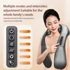 Massager całego ciała szyi shiatsu i masażer tylnej z kojącym ciepłem elektrycznym głęboką tkanką masaż 3D poduszka do masażu na ramię MUSC 240407