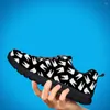 Casual Shoes INSTANTARTS Women's Spring Lace-up Sneakers Breathable Air Mesh Flats Cute Cartoon Dental Pattern Lightweight For Ladies