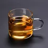 6PcsBox 100ML Household Thicken Glass Teacup Heat Resistant High Temperature Explosion Proof Coffee Milk Rose Flower Tea Cups 240329