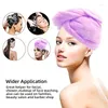 Handduk Snabbtorkning av hårmikrofiber med knapp Superabsorberande wrap Soft Water-Absorbing for Women