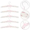 Cintres 5 pcs Puffy Home No Bump Vêtements Support Robe éponge Jupe en coton pour la doublure armoire pour femmes