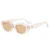 Sunglasses New Trend Sunglasses Womens Oval Rice Nail Design Retro Leisure Fashion Travel Sunglasses Womens UV400L2404