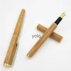 Fountain Pens Creative Bamboo Iridium Thin Stem Students Practice Calligraphy Mass Engraving Large Quantity Premium Price H240423