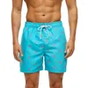 Мужские шорты Гавайский пляж 3D -принте