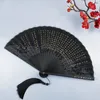 Dekorativa figurer Summer Portable Folding Fan Men's and Women's Travel Hand Home Daily Bamboo Dance Handicraft Collection Decoration