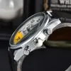 Brand Fashion Men's Six Igle Multi Functional Chronograph Night Glow Pointer Waterproof Business Quartz Watch