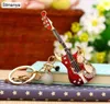 Keychains Lanyards Hot Sale Crystal Car Key Chain New Metal Varied Holder Fashion Bag Charm Accessories Rhinestones Lovely Keychain K1724 Q240403