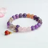 Bangle Natural Dine Purple Fire Multi Screen Crystal Bracewlet Aspiply Dragon Year