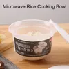 Bowls Microwave Steamer For Cooking Portable Anti- Lunch Box Container Multifunctional Women Men Teens