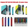 Orijinal Sigarette QST Puff Flex 2800 Puffs % 5 Avrupa'dan Gönder E Depo E Sigara 850mAh önceden doldurulmuş cihaz Tek kullanımlık vape yetkili 37 renk