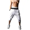 Herren -Shorts Sommerstil Herren Harem Sport Athletic Baggy Gym Jogger Joggin Baumwolle Mischung Größe Drop Lieferbekleidung Kleidung Dhbqp