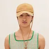 Bollmössor Womens Hat Cotton Justerbar baseball Cap Baseball Cap Outdoor Cool Ladies Mens Sun Tie Fast Suspension Rope Q240403