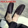 Zapatos casuales para hombres de verano mitad para hombres, mocasines de cuero genuino, mocasines, transpirables, diseñadores de salto de hueco, zapatillas dezadas