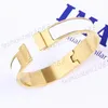 Designer Bracelet Bangle Letter gold bangle bracelets jewelry woman bangle stainless steel man 20 color gold buckle size 17or19 for men and women fashion Jewelry