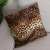 Almofado 2 PCs Capas de sofá de caixa de luxo de leopardo decoram fronhas decorativas