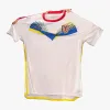 2024 2025 Venezuela Futbol Formaları Çocuk Kiti 24/25 Milli Takım Futbol Gömlek Erkekler Ev Kırmızı Beyaz Camisetas Copa America Cordova Soteldo Rincon Bello Sosa Rondon