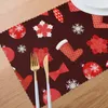 TABLE MATS TOYS TOYS Stocks Stars Insolation non glissée Place pour la cuisine Placemats Washable Placemats Mat de tapis de 6