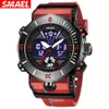 Trend Sports Waterproof Digital Men's Watch Leisure Multi Funkcjonalny stop