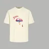 Men's T Shirts Designer Tees Colorful Mushroom Letter Print Short Sleeve Tops Cotton Loose Men Women Shirt Asian Measure S-3XL