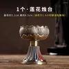 Bandlers Votive Golden Metal Holder Stand Wax Aromatic Decorative Lotus Tray Candabros Home Decoration AB50ZT